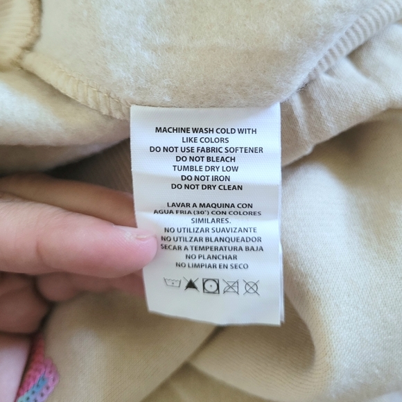 bebe Sport⛹️ Rainbow🌈 Sequin Logo Hoodie with Thumb👍 Holes - NWT - Picture 10 of 16